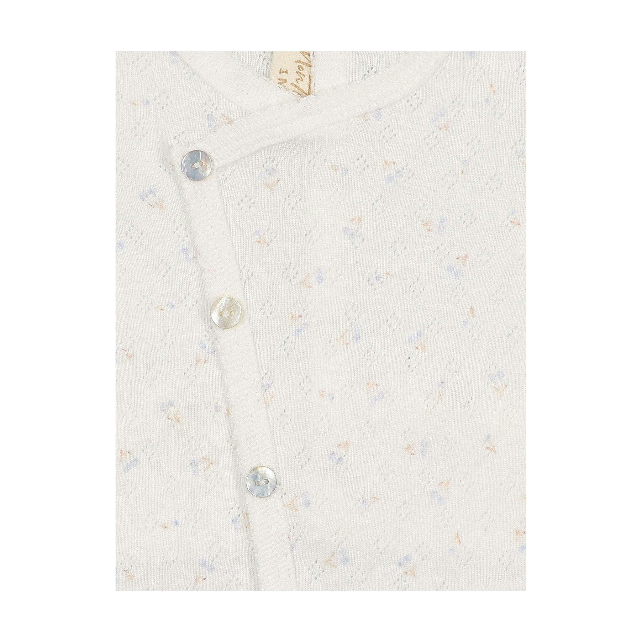 Spray of Berries Footie & Hat Set Ivory