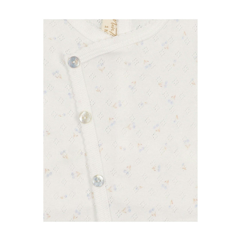 Spray of Berries Footie Ivory