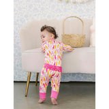 Girly Carrots Bamboo Ruffle Romper
