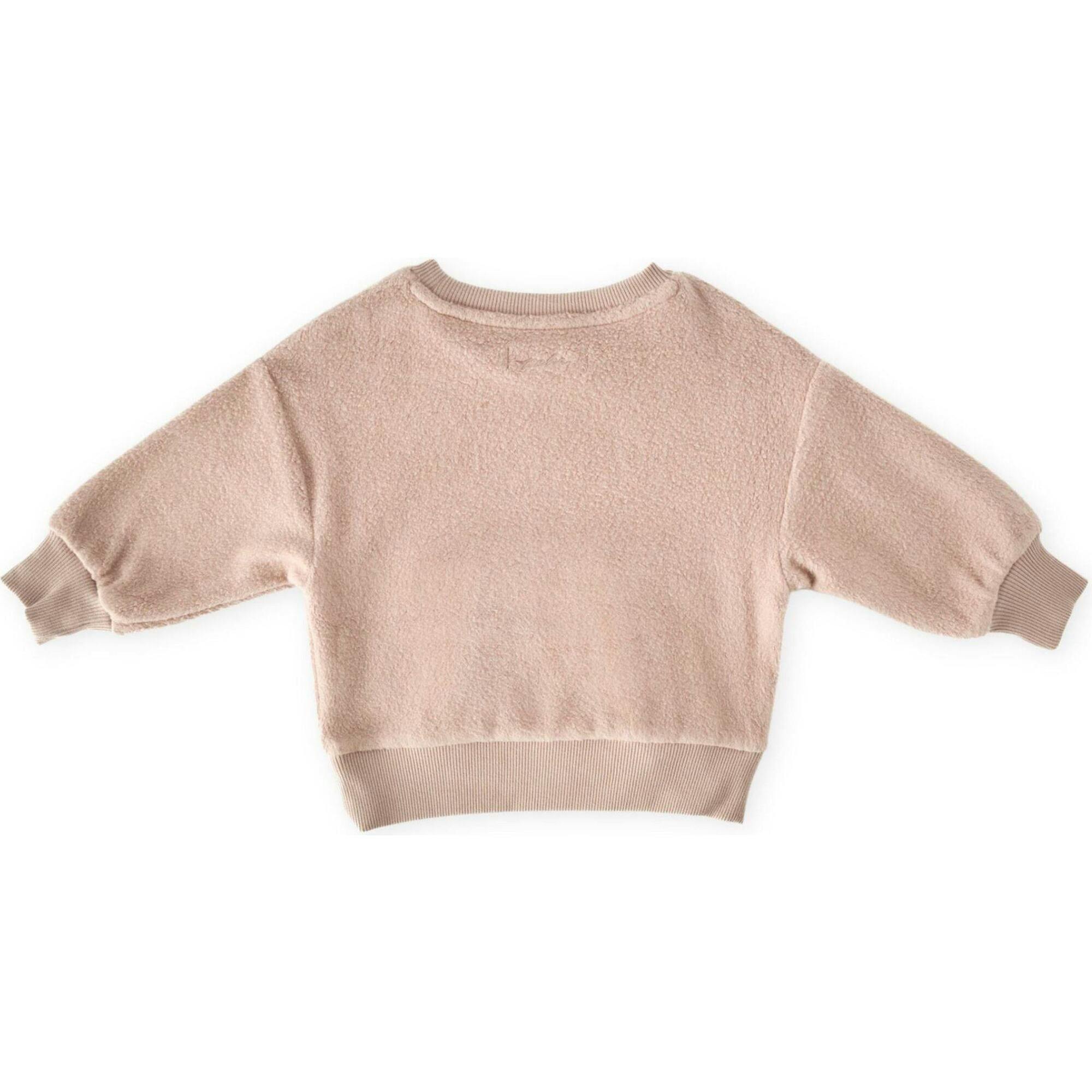 Teddy Fleece Dropped Shoulder Sweatshirt
