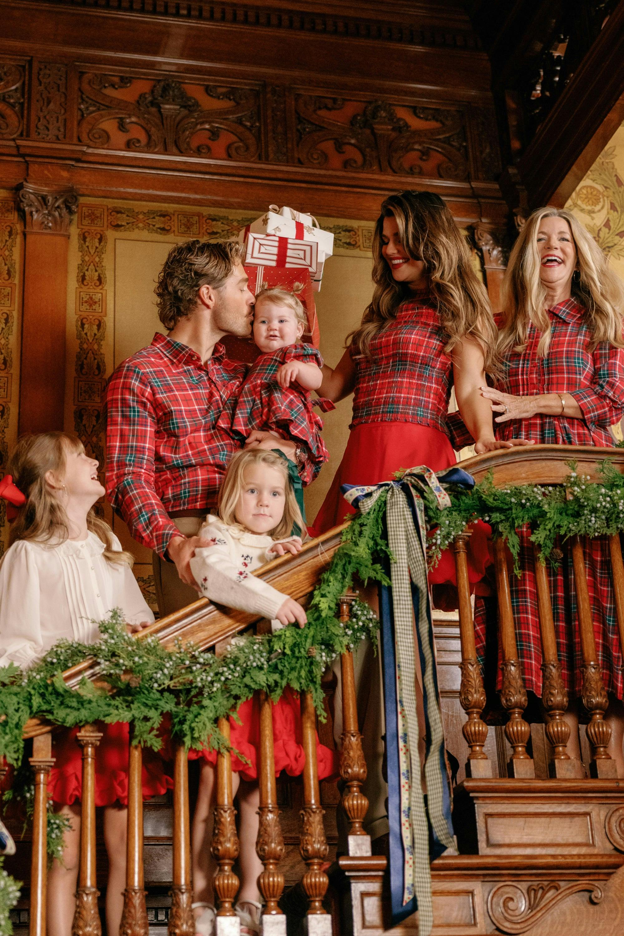 Mens John Shirt in Christmas Cheer Plaid