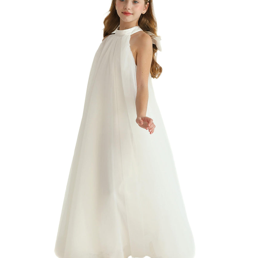 White Sleeveless Ocala Dress