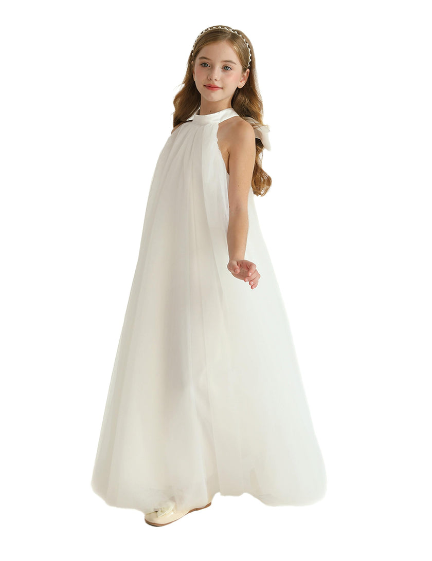 White Sleeveless Ocala Dress