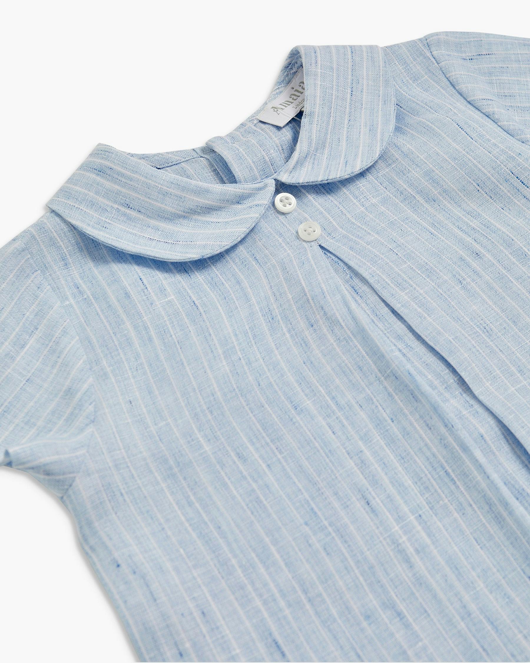 Darius Shirt Sky Blue Stripe