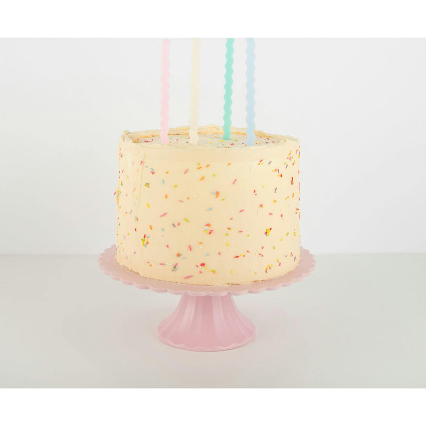 Pastel Wavy Candles