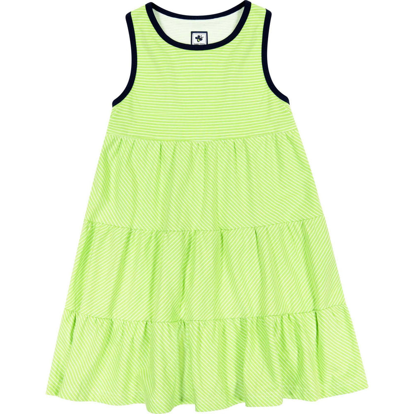 Parker Pop-On-And-Go Racerback Dress, Stripes