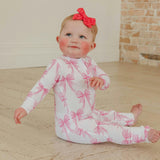 Bamboo Convertible Zip-Up Footie Pajama - Bow My Gosh