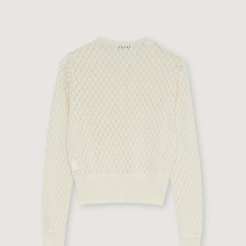 Lirio Woman Cardigan Ecru