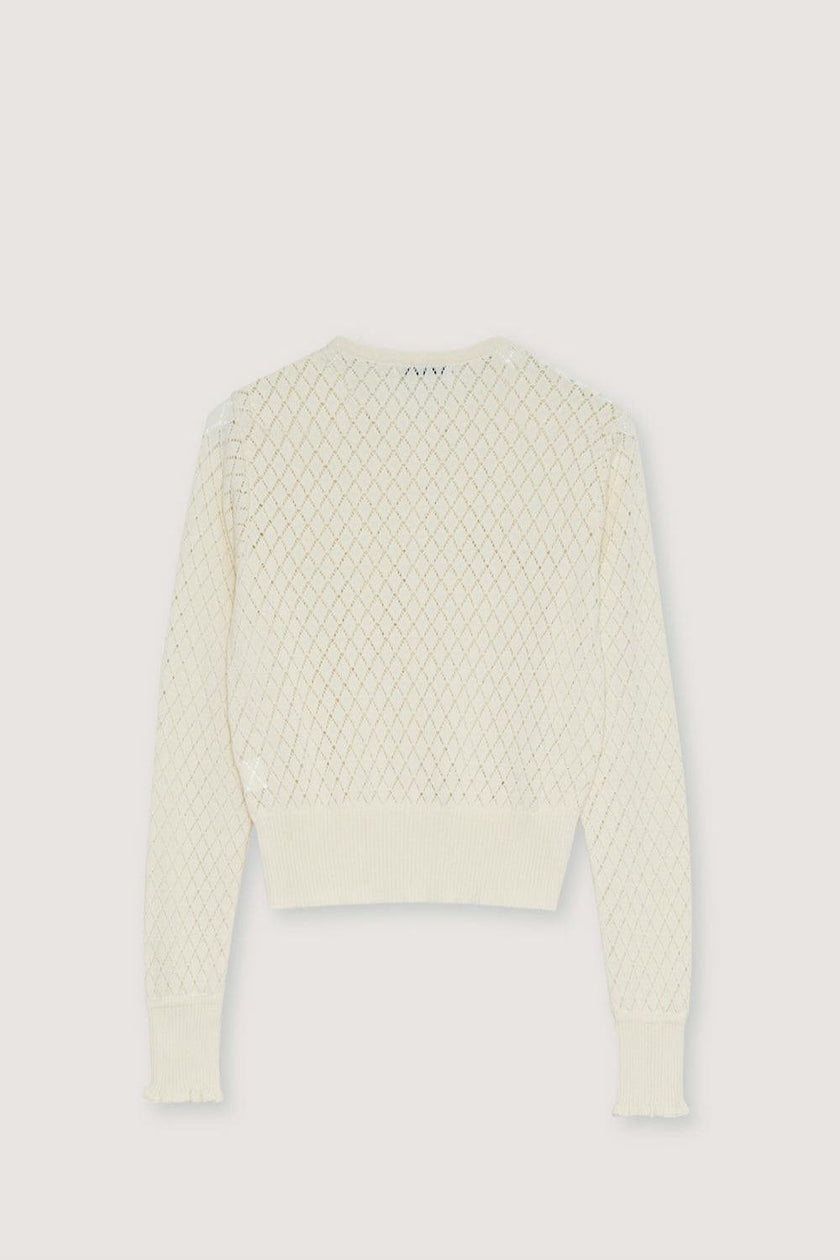 Lirio Woman Cardigan Ecru