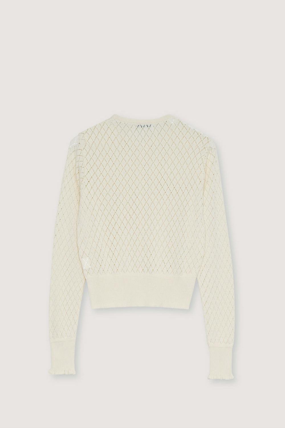 Lirio Woman Cardigan Ecru