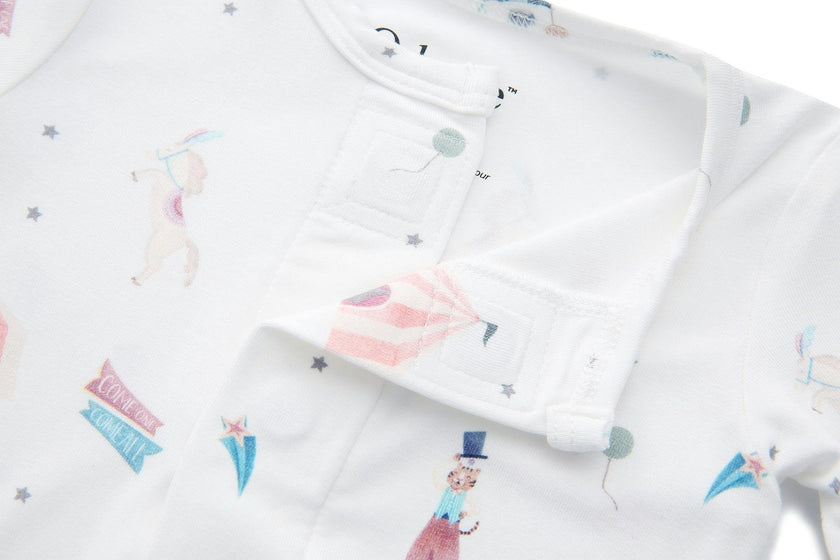 Bamboo Magnetic Footie Pajama - Le Cirque