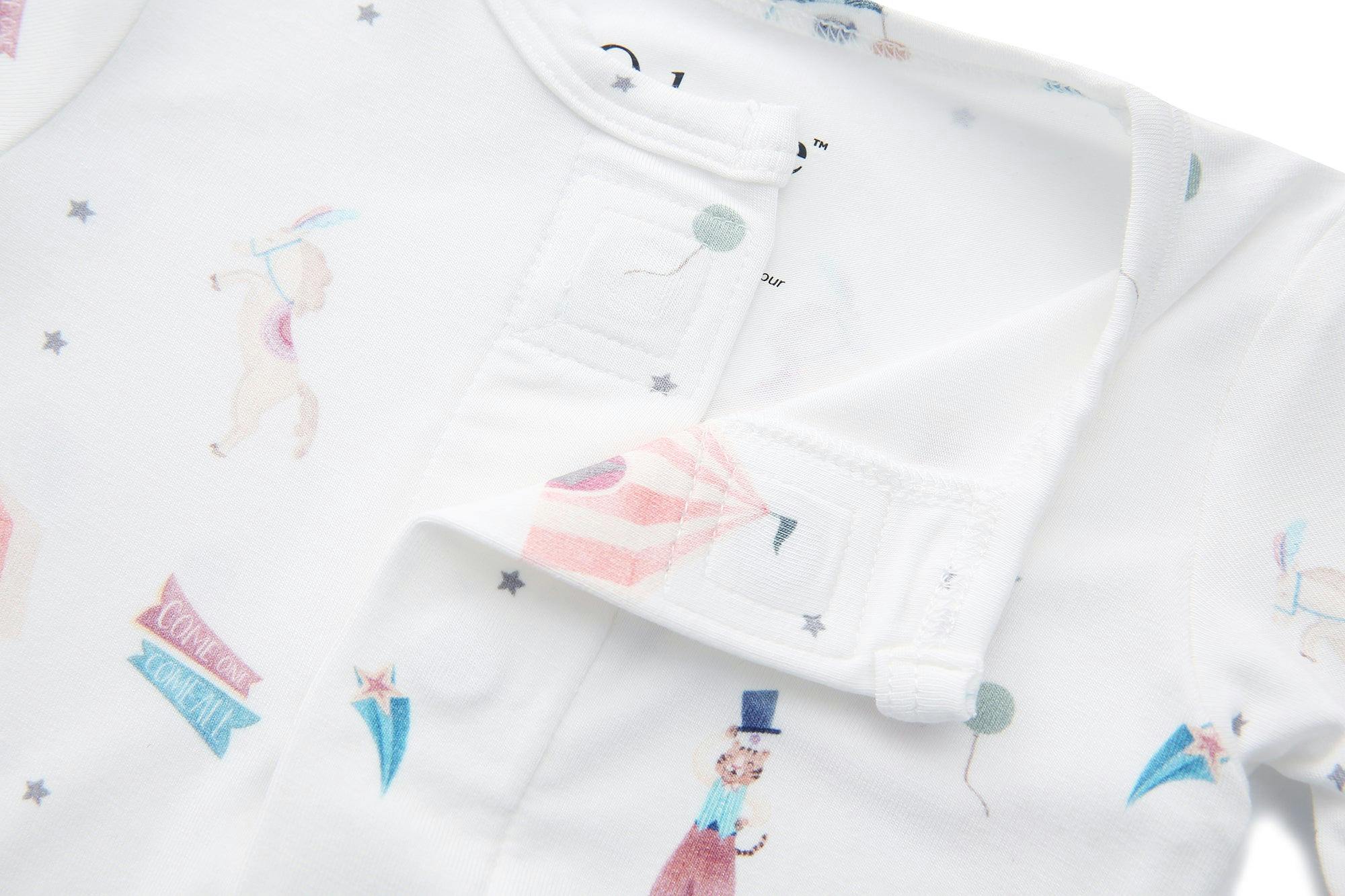 Bamboo Footie Pajama Sleepsuit - Le Cirque
