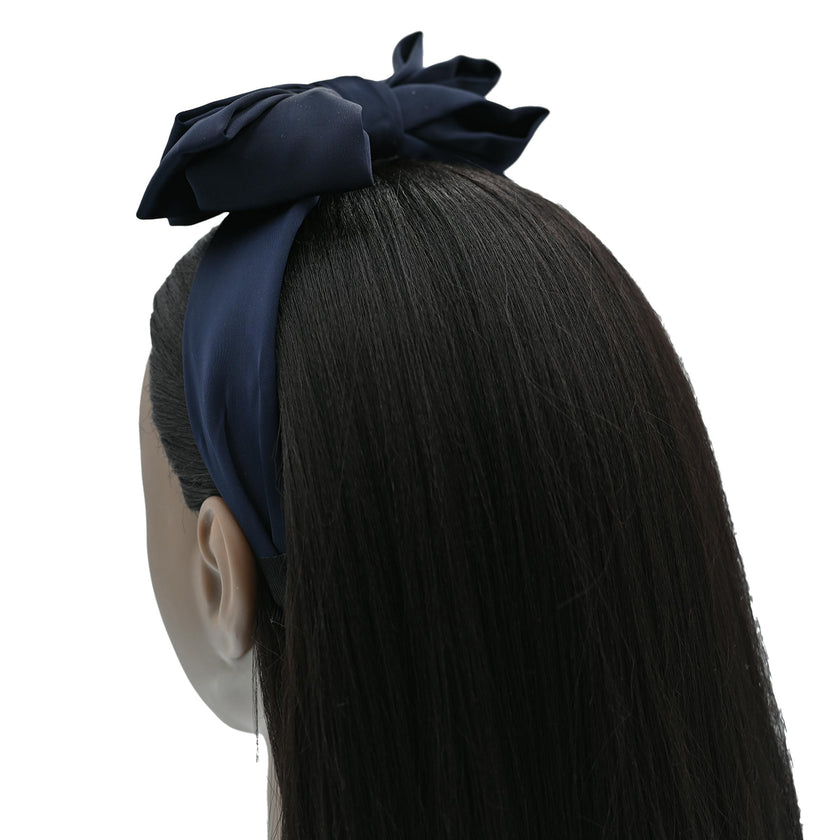 Multicolored Satin Ribbon Headband