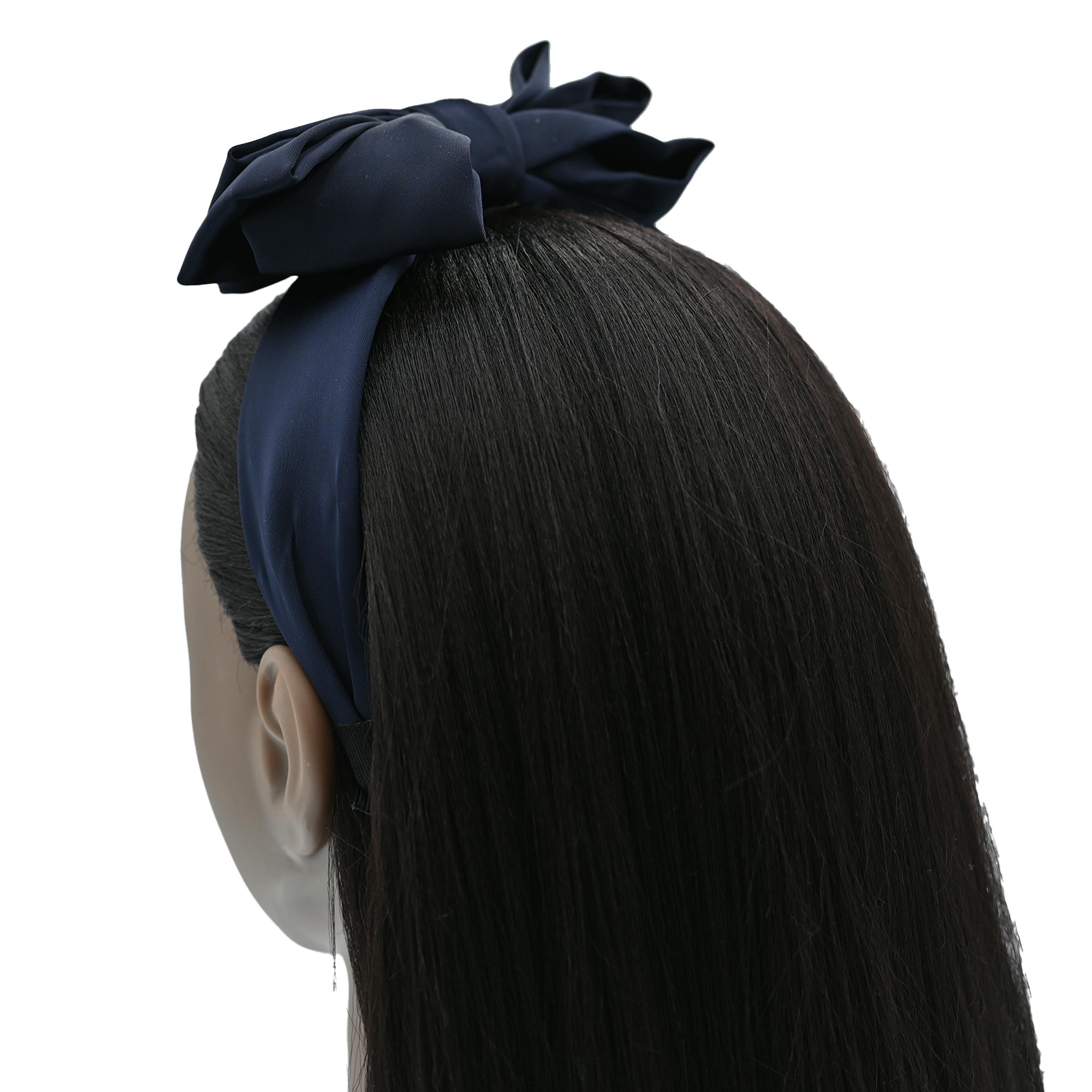 Multicolored Satin Ribbon Headband
