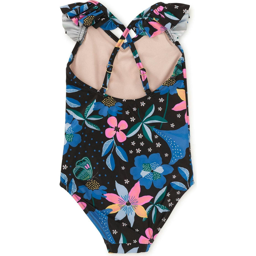 Ruffle One-Piece Swimsuit 2.0, Black