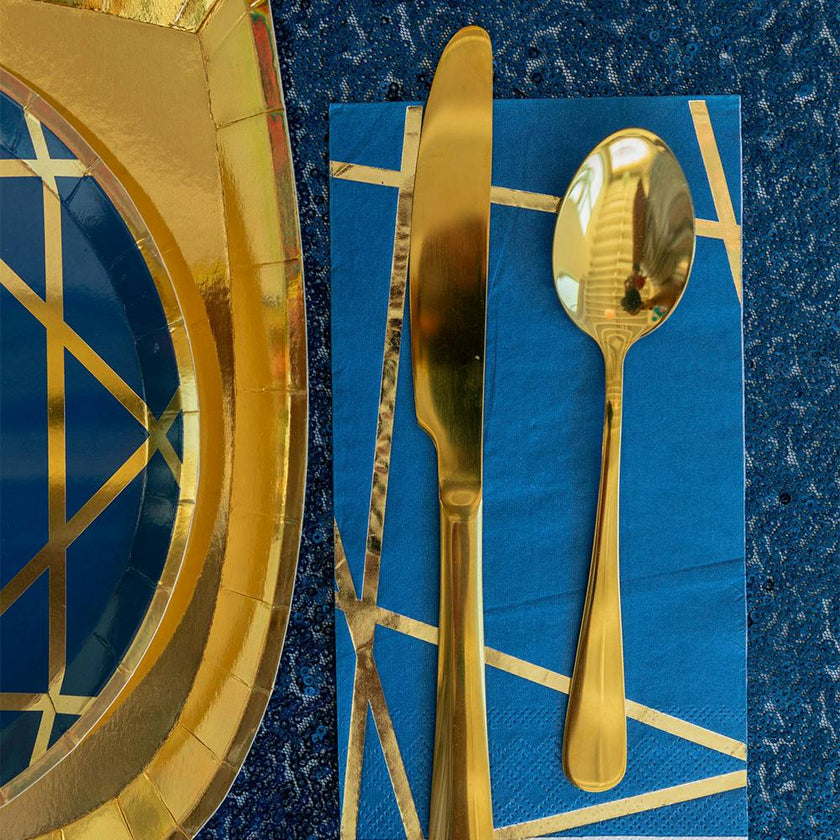Enchanté Navy Guest Napkins