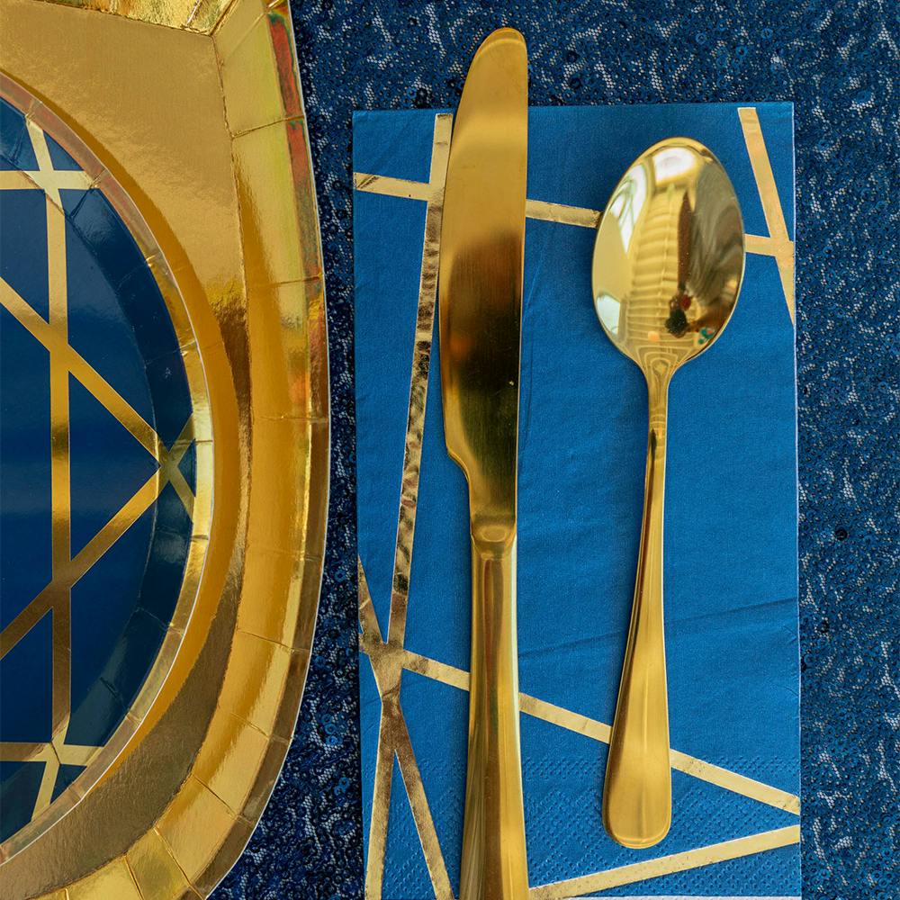 Enchanté Navy Guest Napkins