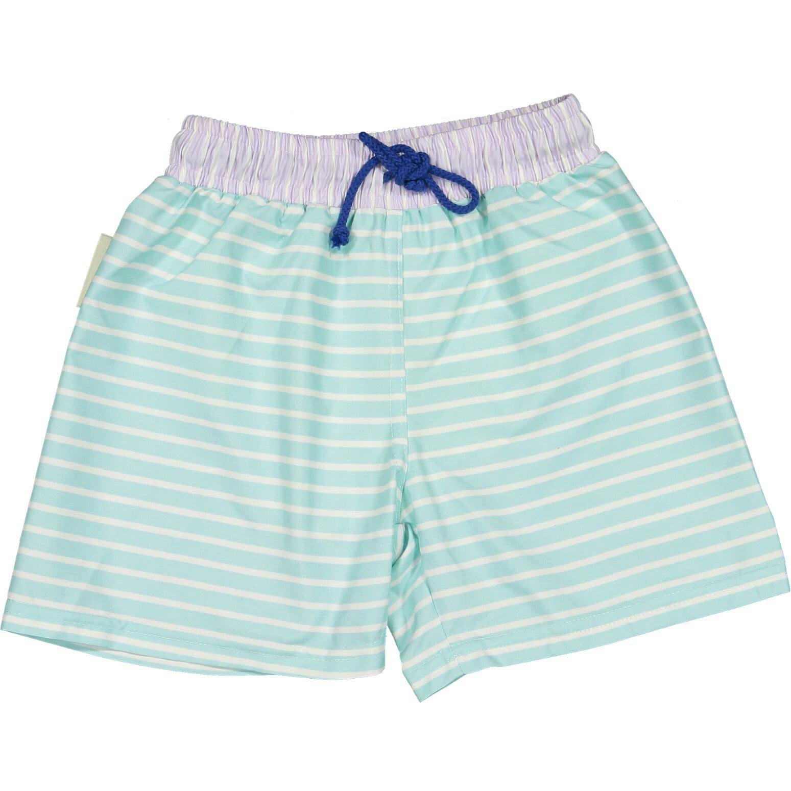 Pastel stripes classic swim shorts