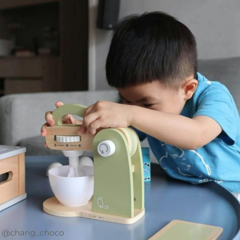 Little Chef Frankfurt Wooden Mixer Play Kitchen Accessories