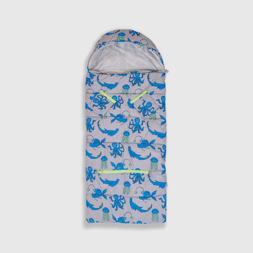 Sleep-N-Pack™ – Little Kid Size | Pals in Print: Sea Critters