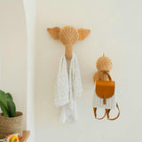 Handcrafted - Elephant Wall Decor - Rattan Wicker