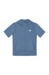 slate short sleeve hoodie