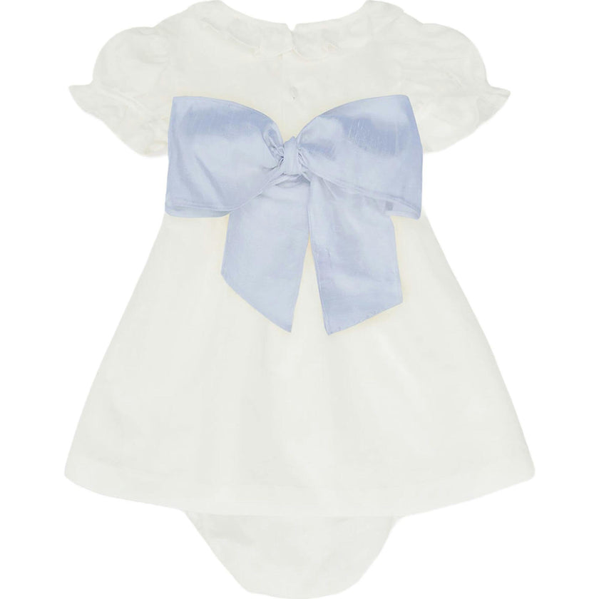Vega Ceremony Baby Girl Set with Silk Sash