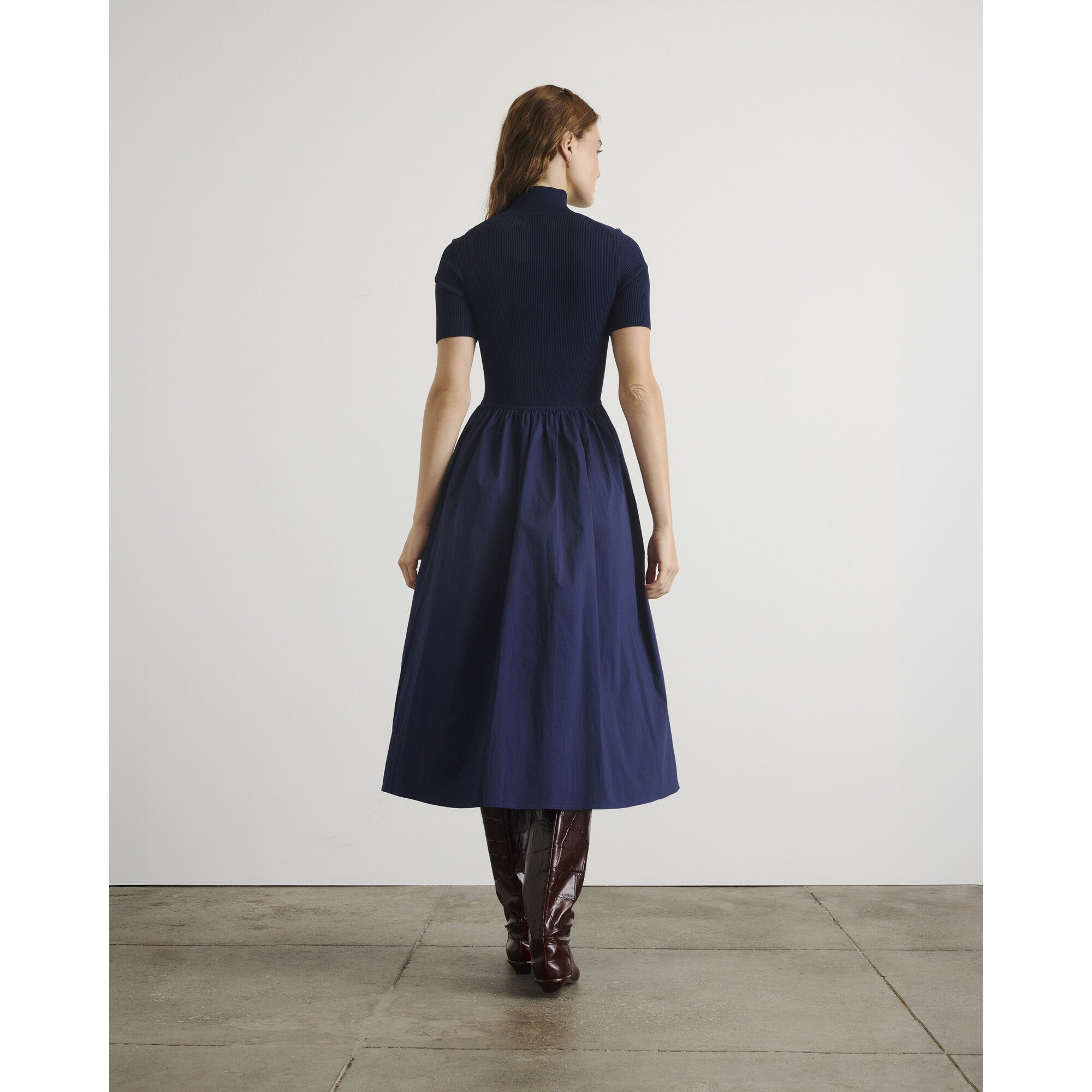Teresa Knit Dress, Navy