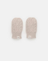 Cable Cotton Mittens