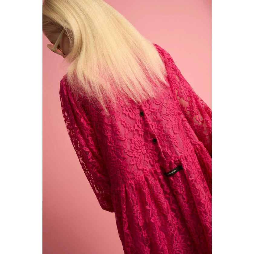 Lace Dress Fuchsia