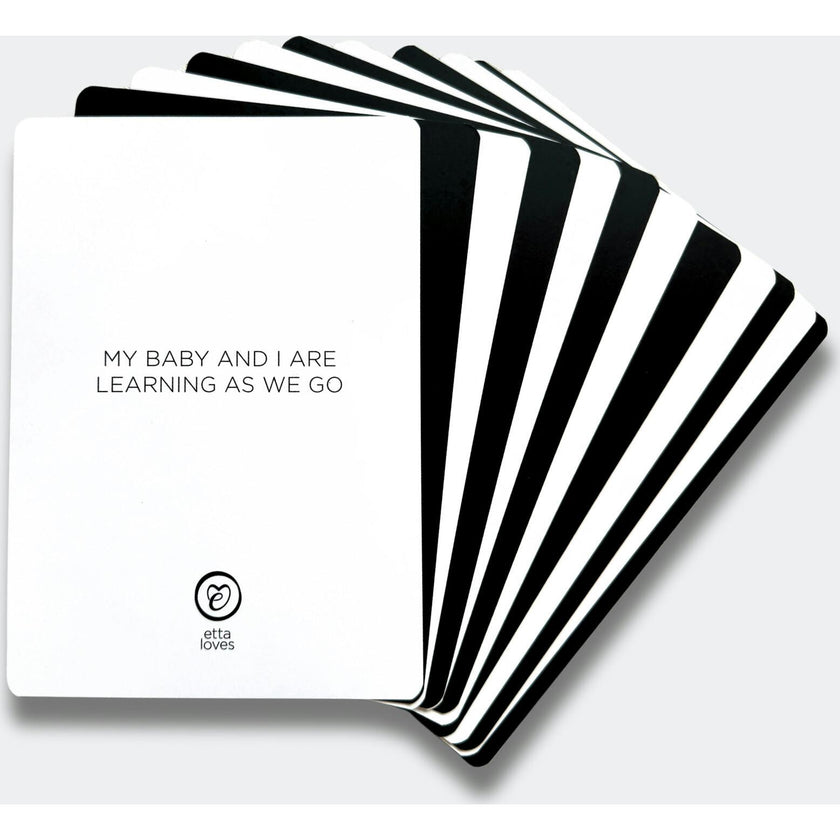 SENSORY FLASHCARDS WITH POSITIVE AFFIRMATIONS - designed for use from birth