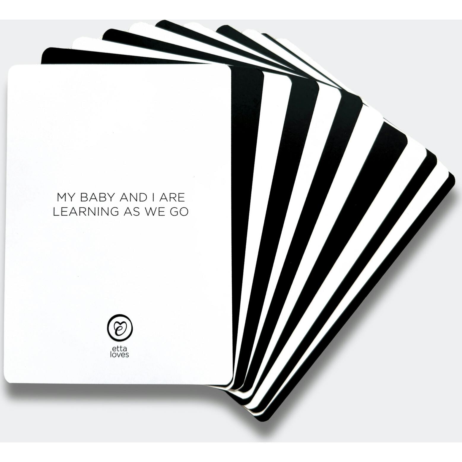 SENSORY FLASHCARDS WITH POSITIVE AFFIRMATIONS - designed for use from birth