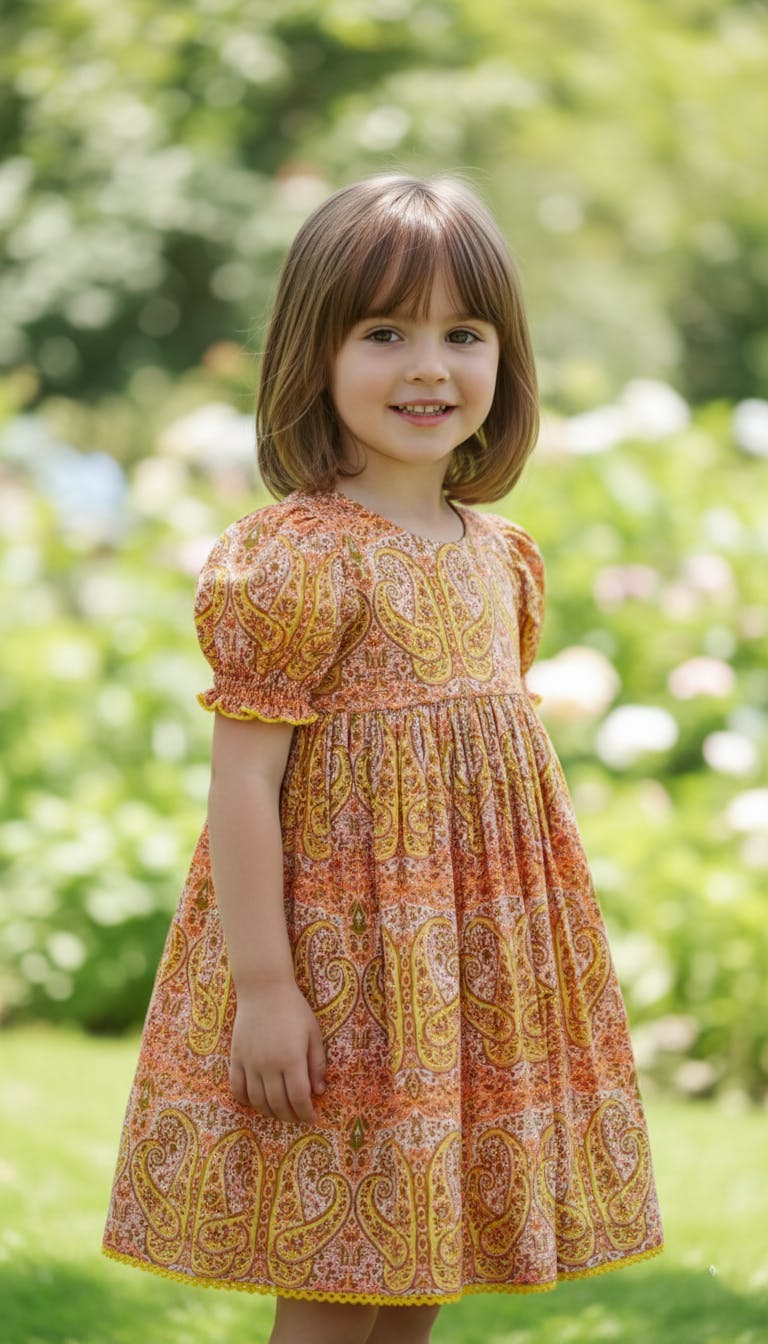 Leah Dress Yellow with Lace Detail