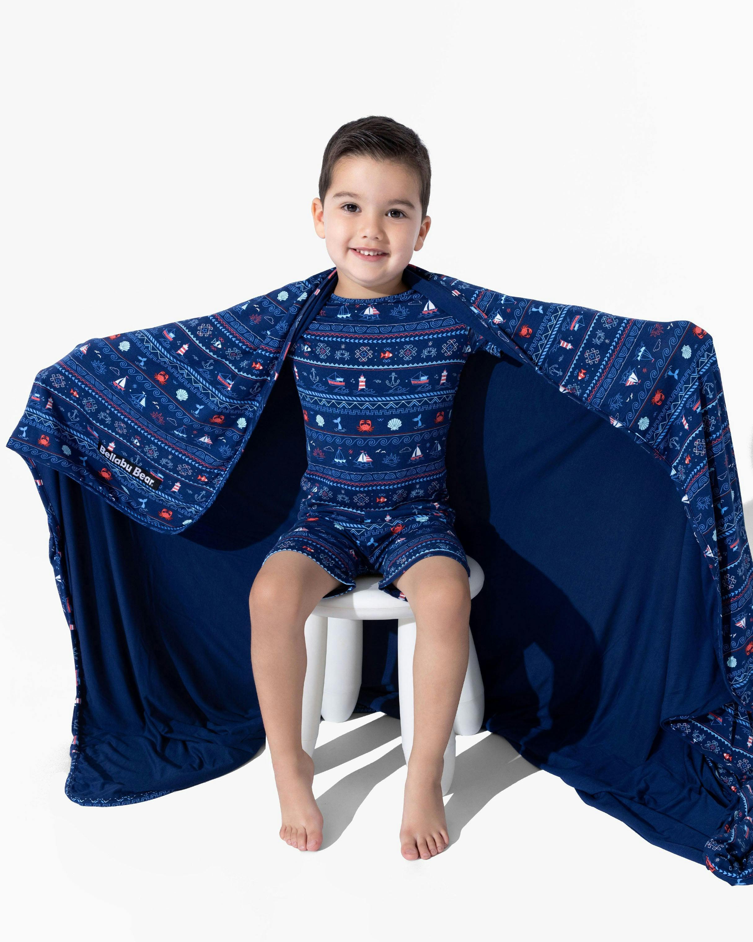 Sail Away Fair Isle Bamboo Blanket