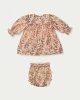 Lottie Baby Dress & Bloomer Set - Bloom