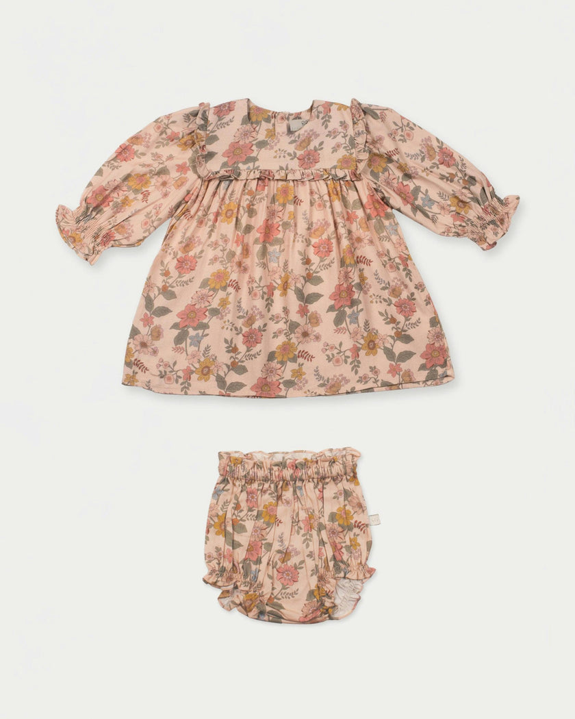 Lottie Baby Dress & Bloomer Set - Bloom