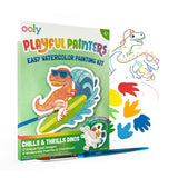 Playful Painters Easy Watercolor Painting Kit - Chills & Thrills Dinos