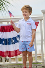 Embroidered Basic Short - Flags