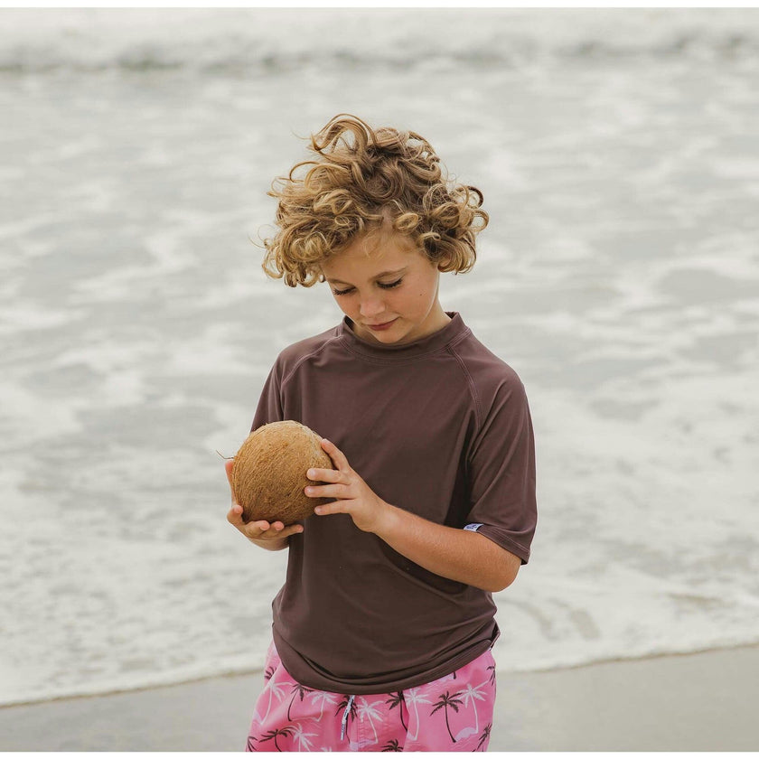 Chocolate Sustainable SS Rash Top