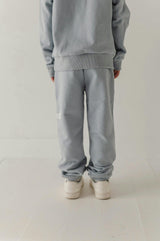 Boys Dario Graphic Sweatpants in Legend in Blue Fog