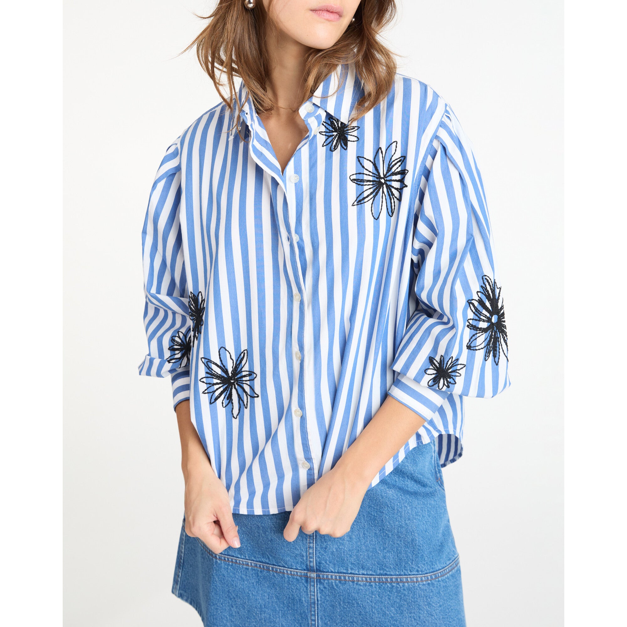 Women's Davina Top, Blue