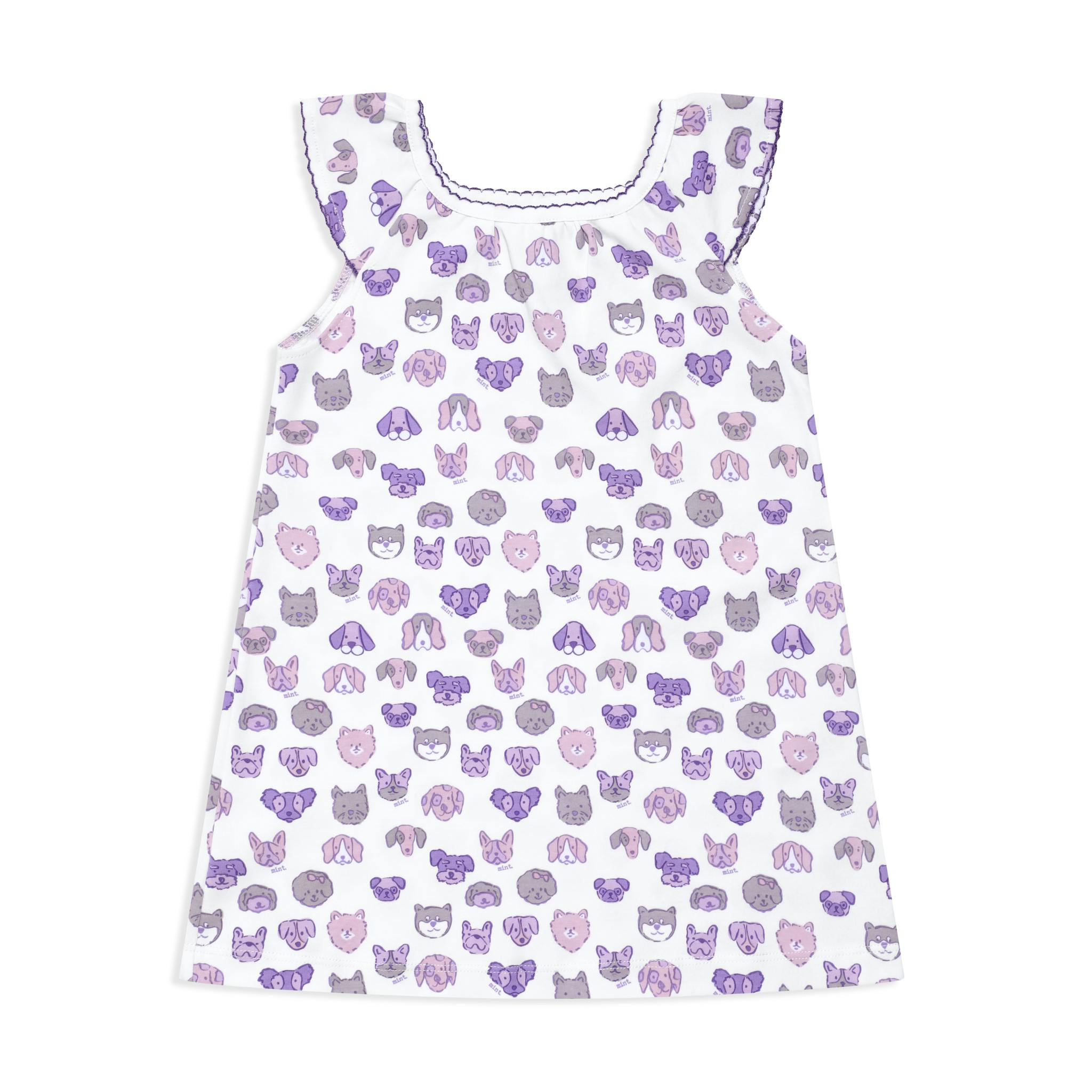 Mini Woof Squad Lilac Lounge Dress