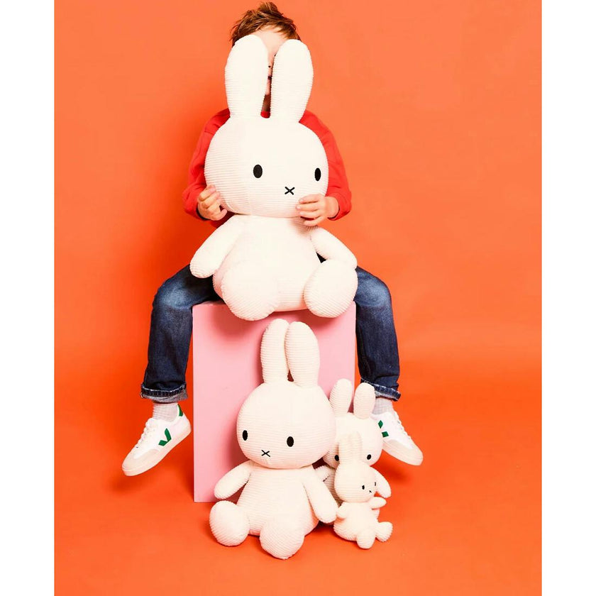 Plush Miffy Corduroy Offwhite 13"