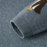 Family Knitted Birdseye Jacquard Sweater