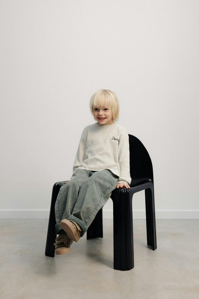 TNS Denim Baggy Pant Tea Leaf