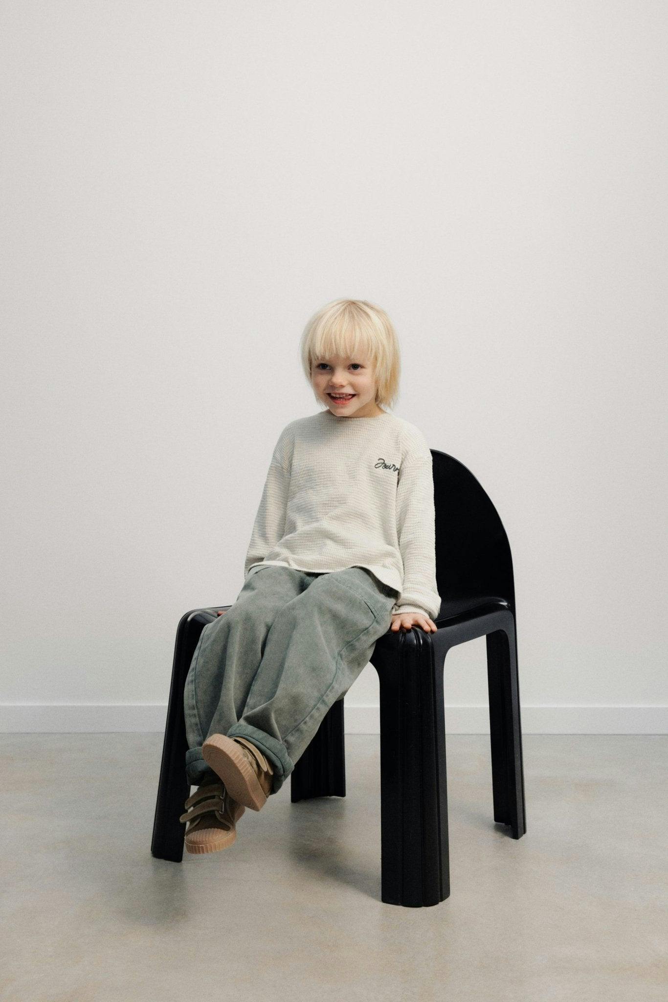 TNS Denim Baggy Pant Tea Leaf