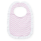 Ruffled Girls' Bib Pretty Pink Bows