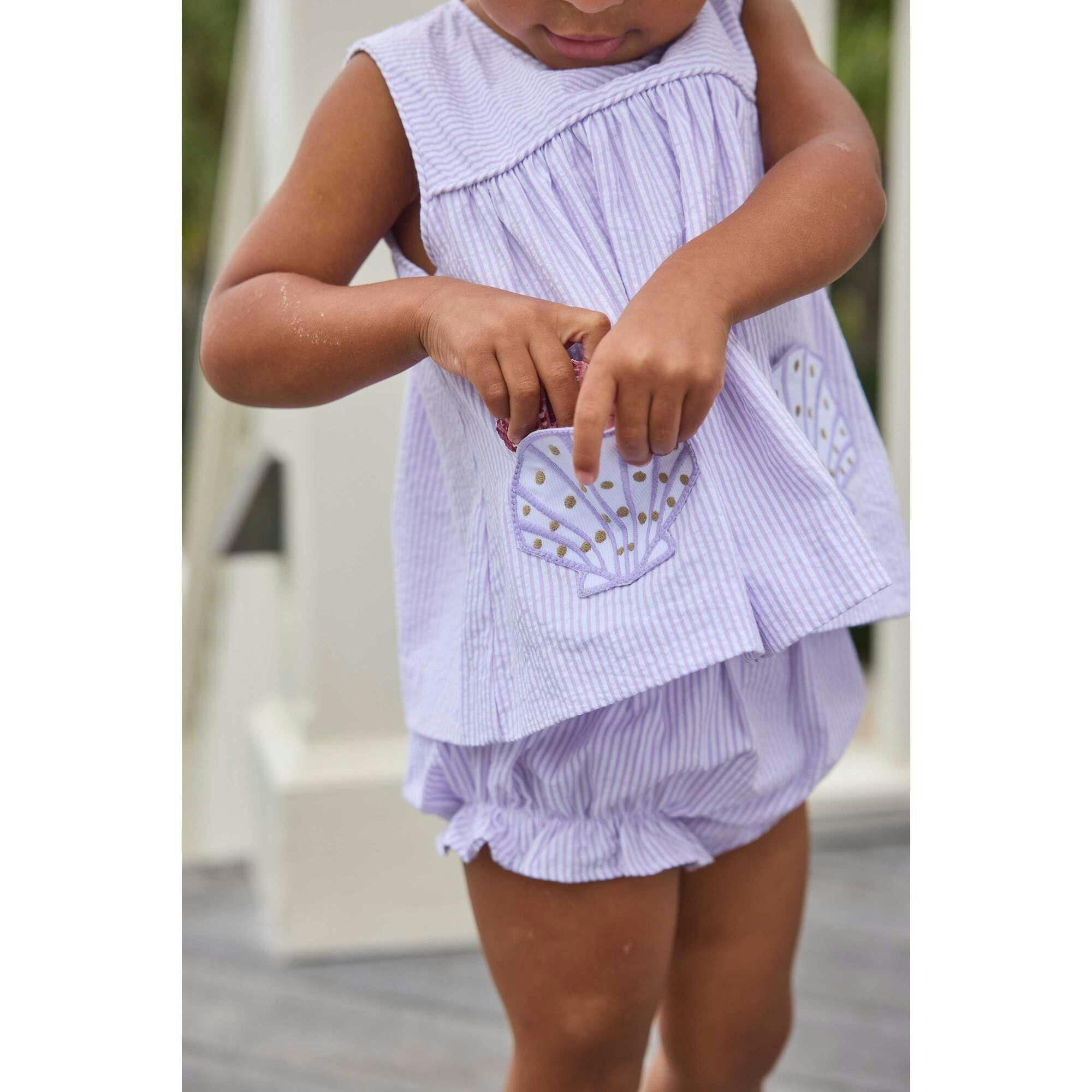 Applique Pocket Diaper Set - Sea Shells