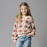 Organic Bow Detail Intarsia Sweater