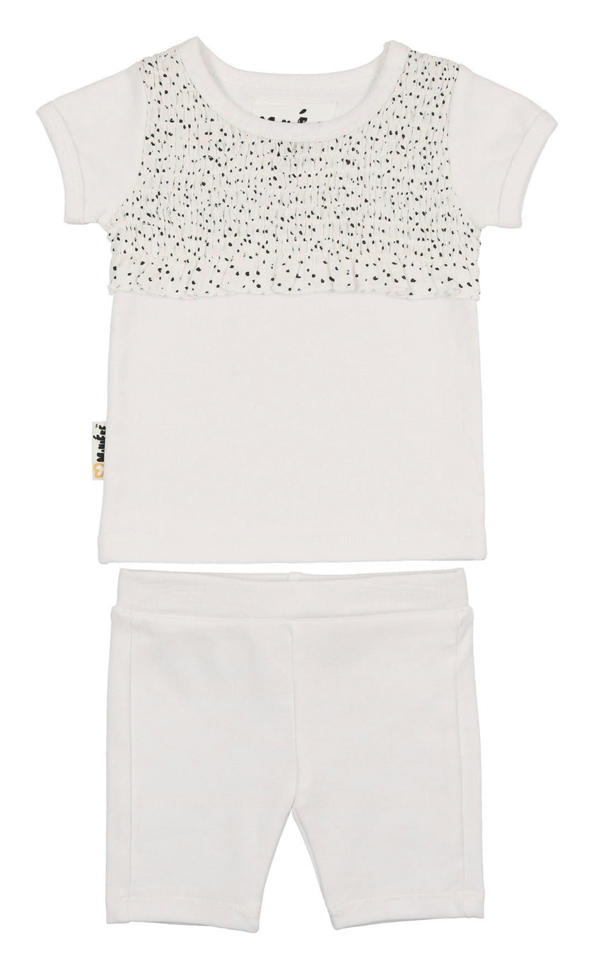 Speckled Smocked Top & Short Set